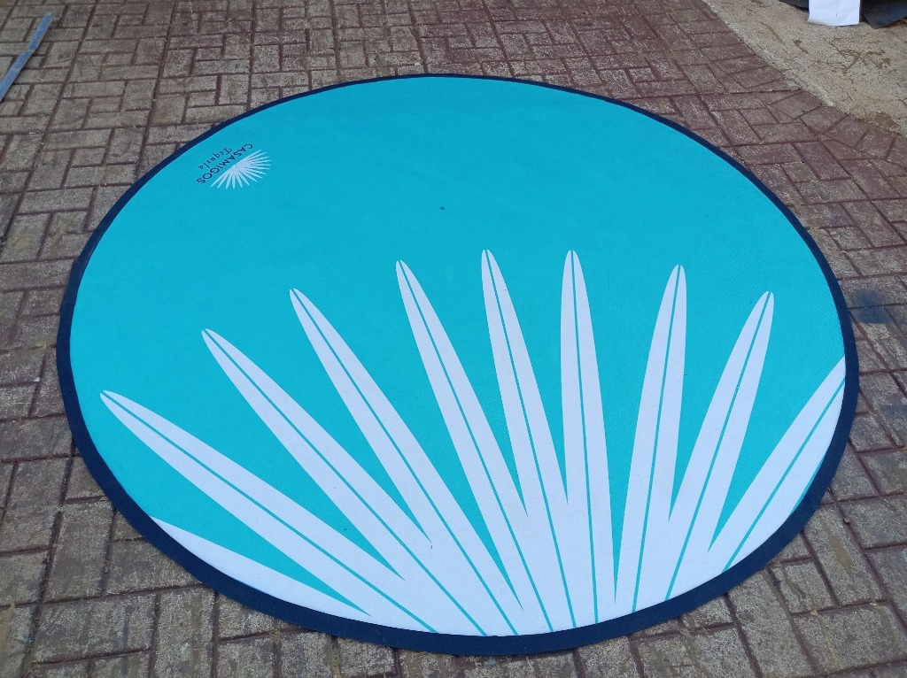 Casamigos Tequila Circular Branded Event Mat