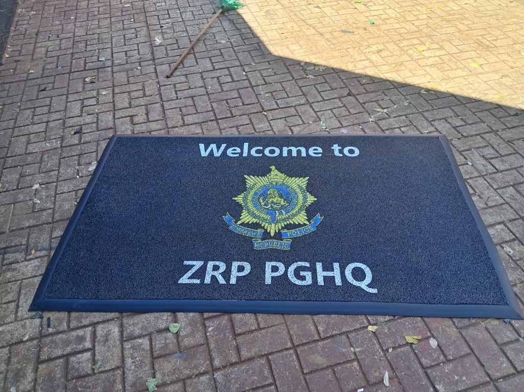 ZRP Police General Headquarters Custom Spaghetti Scraper Mat